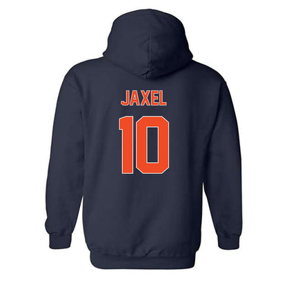 Virginia - NCAA Baseball : Kevin Jaxel - Replica Shersey Hooded Sweatshirt-1