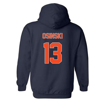 Virginia - NCAA Baseball : Ryan Osinski - Hooded Sweatshirt Replica Shersey