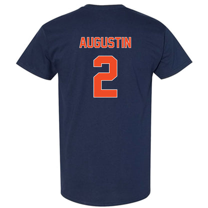 Virginia - NCAA Baseball : Matt Augustin - Replica Shersey T-Shirt-1