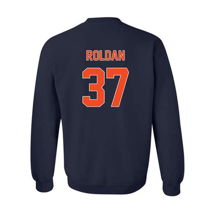 Virginia - NCAA Baseball : Tommy Roldan - Replica Shersey Crewneck Sweatshirt