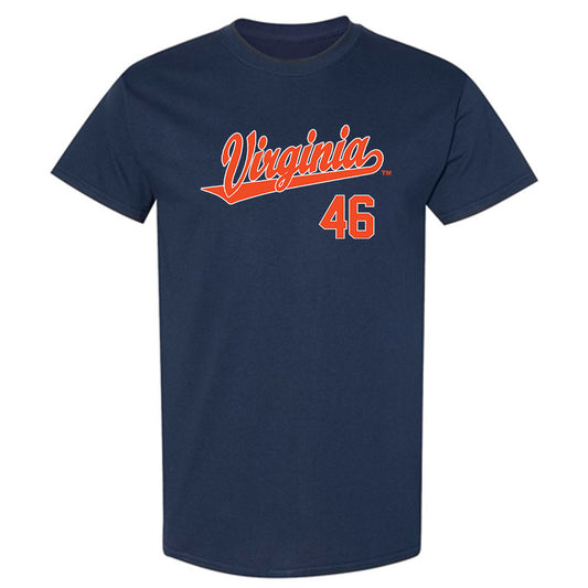 Virginia - NCAA Baseball : Christian Lucarelli - Replica Shersey T-Shirt-0