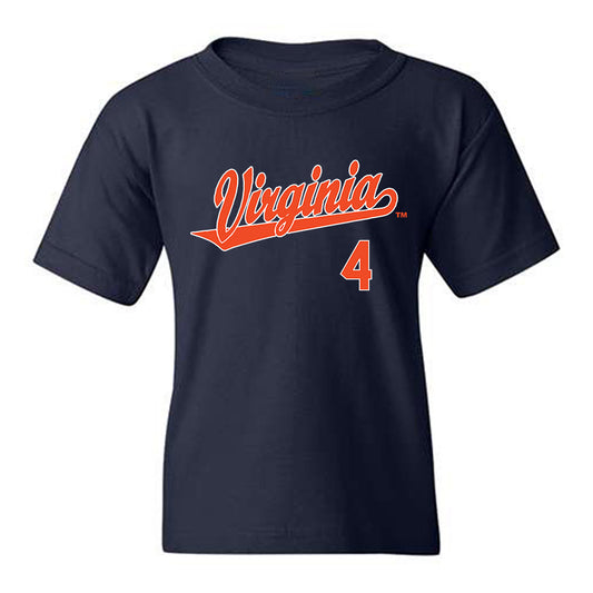 Virginia - NCAA Baseball : Griffin Enis - Replica Shersey Youth T-Shirt-0