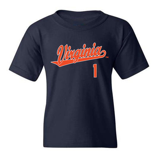 Virginia - NCAA Baseball : Tomas Valincius - Replica Shersey Youth T-Shirt