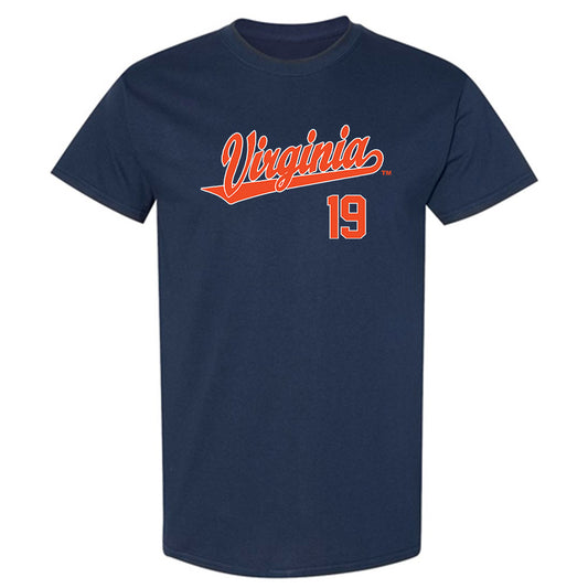 Virginia - NCAA Baseball : Aiden Harris - Replica Shersey T-Shirt