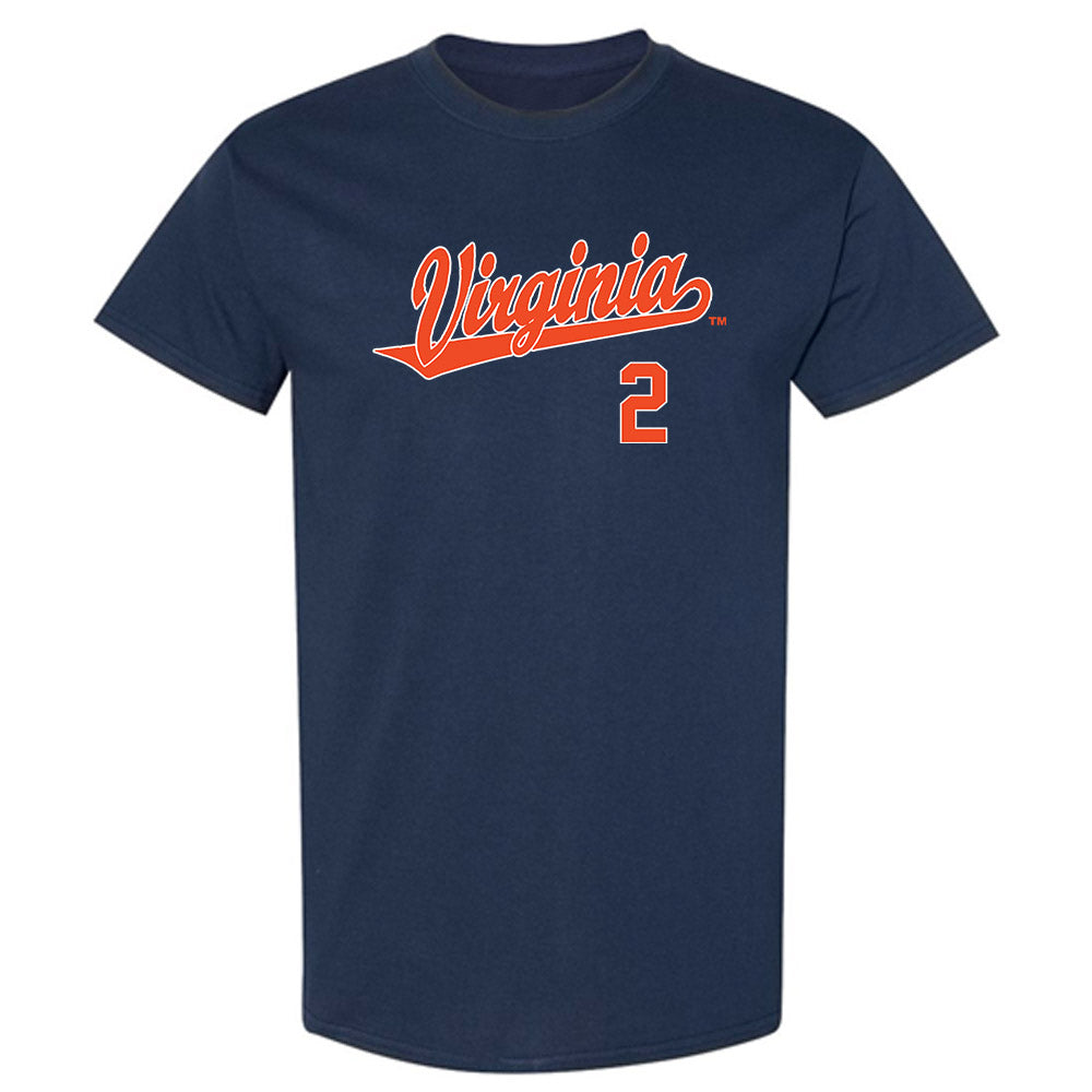 Virginia - NCAA Baseball : Matt Augustin - Replica Shersey T-Shirt-0