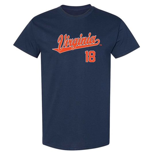 Virginia - NCAA Baseball : Sam Harris - Replica Shersey T-Shirt-0