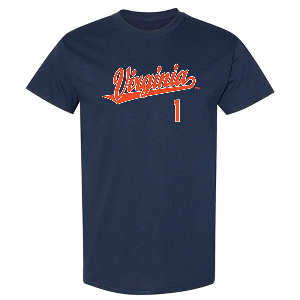 Virginia - NCAA Baseball : Tomas Valincius - Replica Shersey T-Shirt