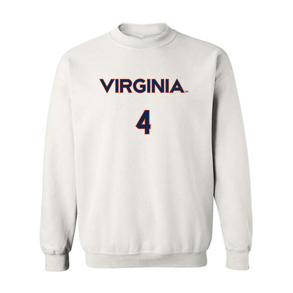 Virginia - NCAA Softball : Brie Biddle - Shersey Crewneck Sweatshirt-0