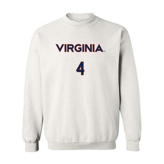 Virginia - NCAA Softball : Brie Biddle - Shersey Crewneck Sweatshirt-0