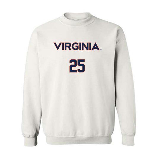 Virginia - NCAA Softball : Edith Kaplan - Shersey Crewneck Sweatshirt-0