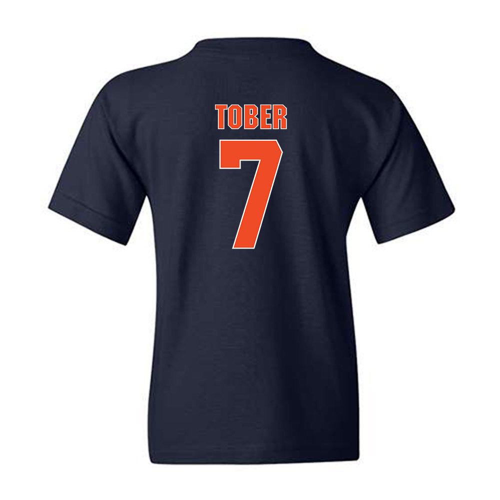 Virginia - NCAA Softball : Hannah Tober - Replica Shersey Youth T-Shirt-1