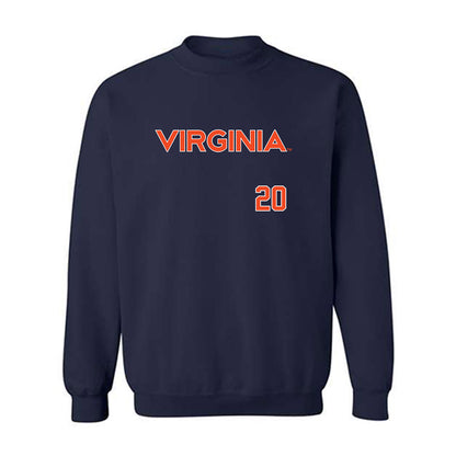 Virginia - NCAA Softball : Ava Hodges - Replica Shersey Crewneck Sweatshirt-0