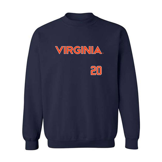 Virginia - NCAA Softball : Ava Hodges - Replica Shersey Crewneck Sweatshirt-0
