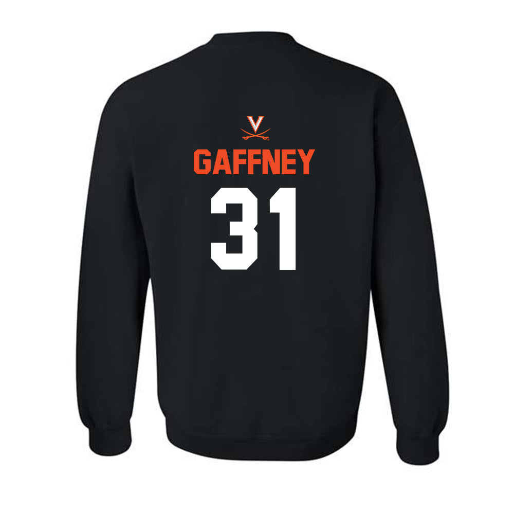 Virginia - NCAA Football : Micah Gaffney - Crewneck Sweatshirt Sports Shersey