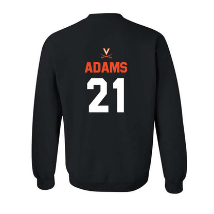 Virginia - NCAA Football : KeShawn Adams - Crewneck Sweatshirt Sports Shersey