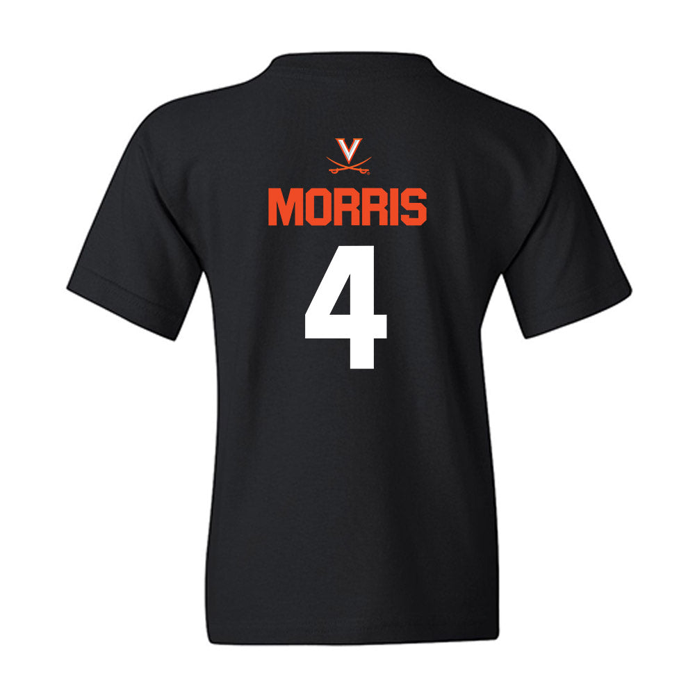 Virginia - NCAA Football : Chandler Morris - Youth T-Shirt-1