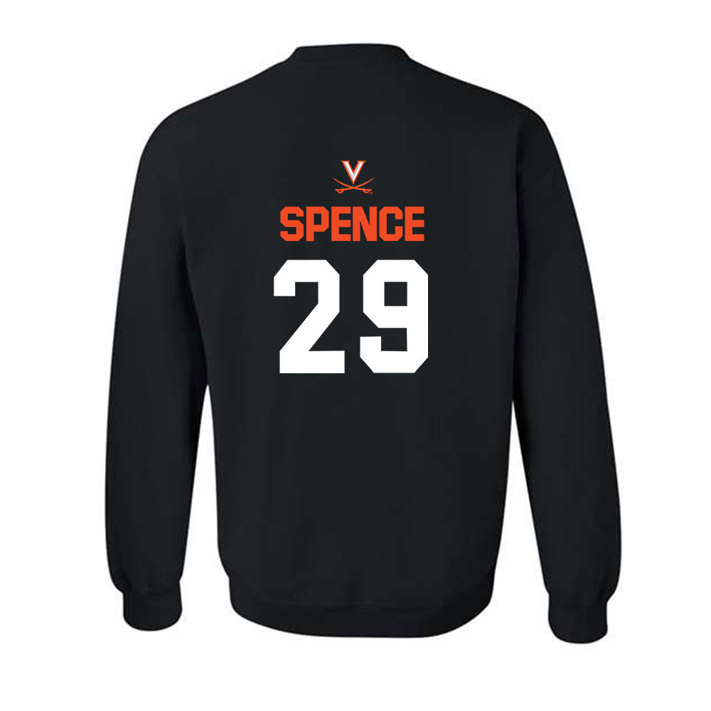 Virginia - NCAA Football : Christopher Spence - Crewneck Sweatshirt-1