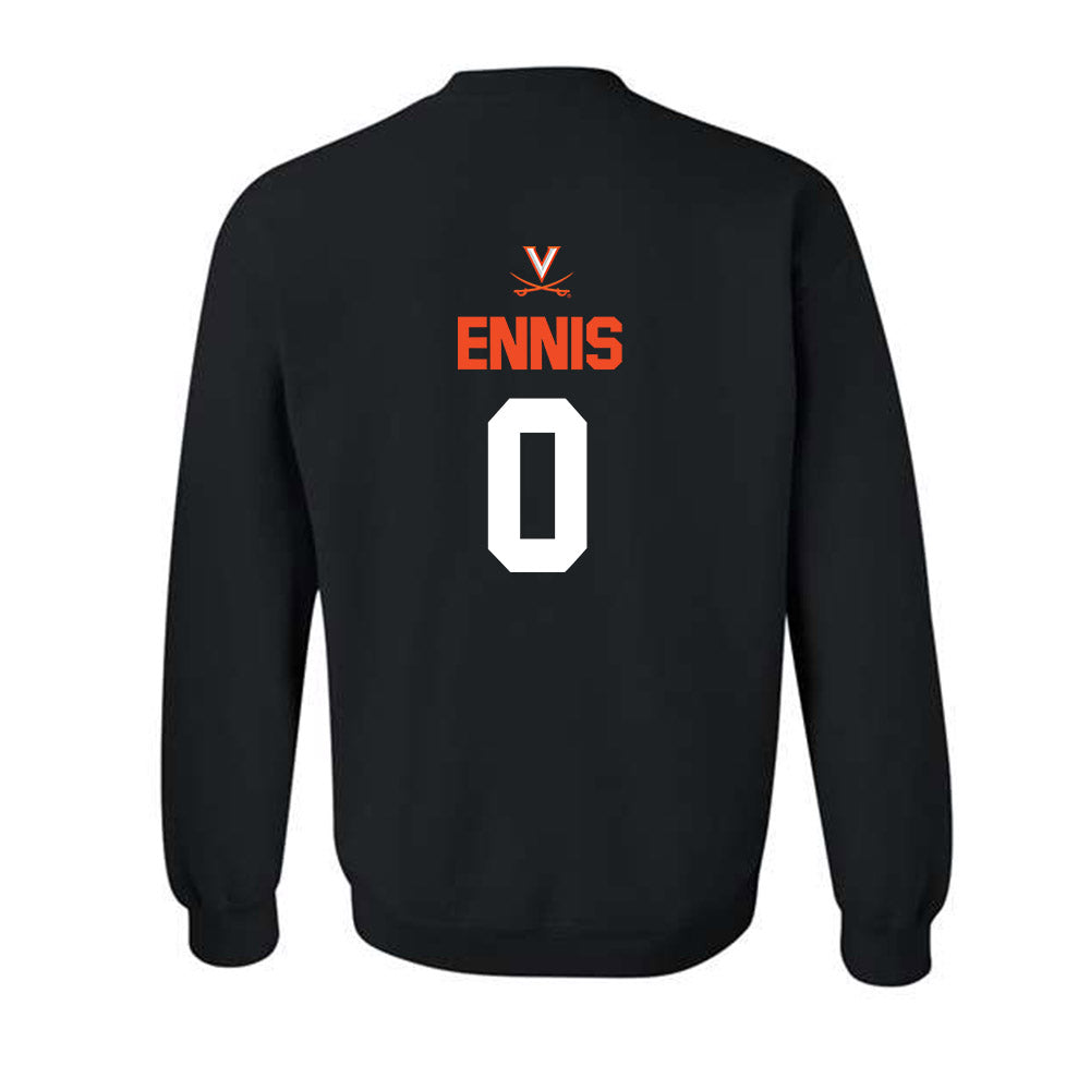 Virginia - NCAA Football : Sage Ennis - Crewneck Sweatshirt Sports Shersey