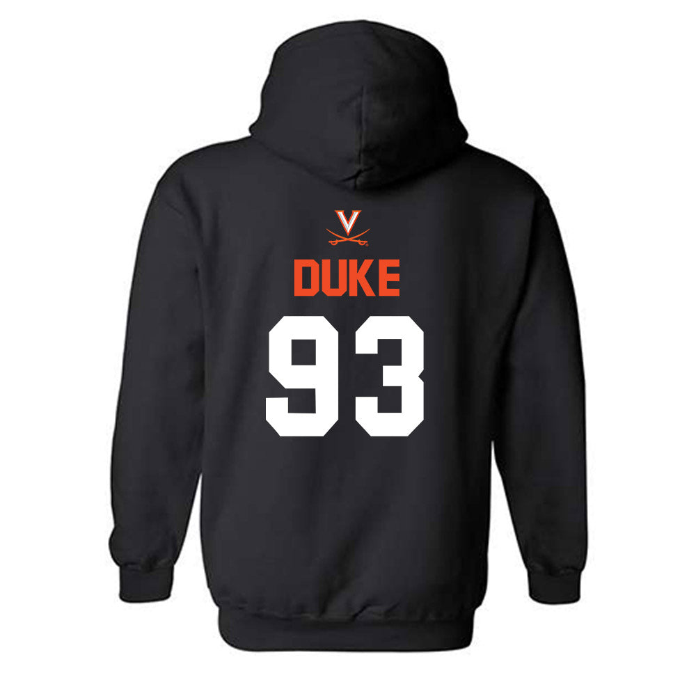 Virginia - NCAA Football : Henry Duke - Hooded Sweatshirt-1