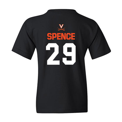Virginia - NCAA Football : Christopher Spence - Youth T-Shirt-1