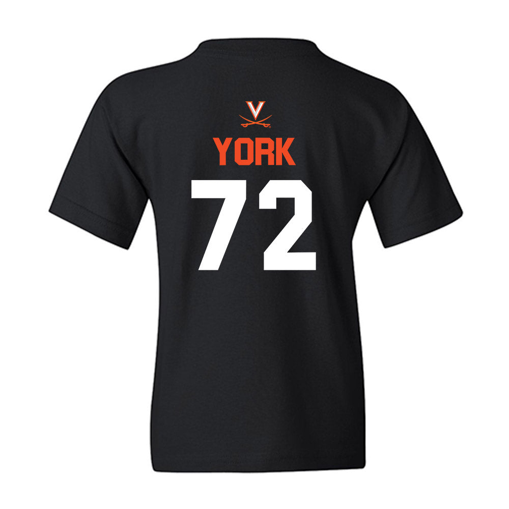 Virginia - NCAA Football : Benjamin York - Youth T-Shirt-1