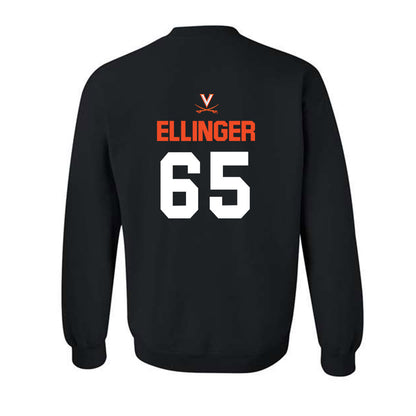 Virginia - NCAA Football : Grant Ellinger - Crewneck Sweatshirt Sports Shersey