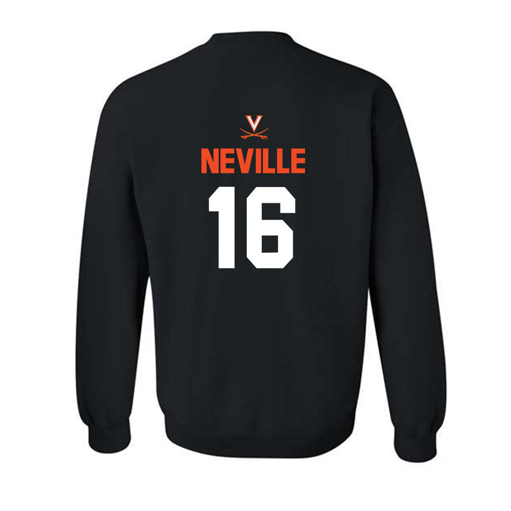 Virginia - NCAA Football : Tyler Neville - Crewneck Sweatshirt