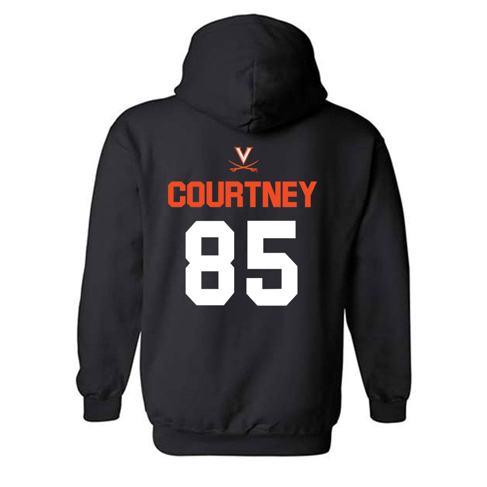 Virginia - NCAA Football : Kameron Courtney - Hooded Sweatshirt Sports Shersey