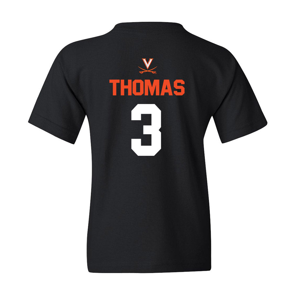 Virginia - NCAA Football : Corey Thomas - Youth T-Shirt Sports Shersey