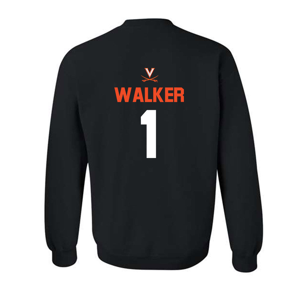 Virginia - NCAA Football : Keandre Walker - Crewneck Sweatshirt-1