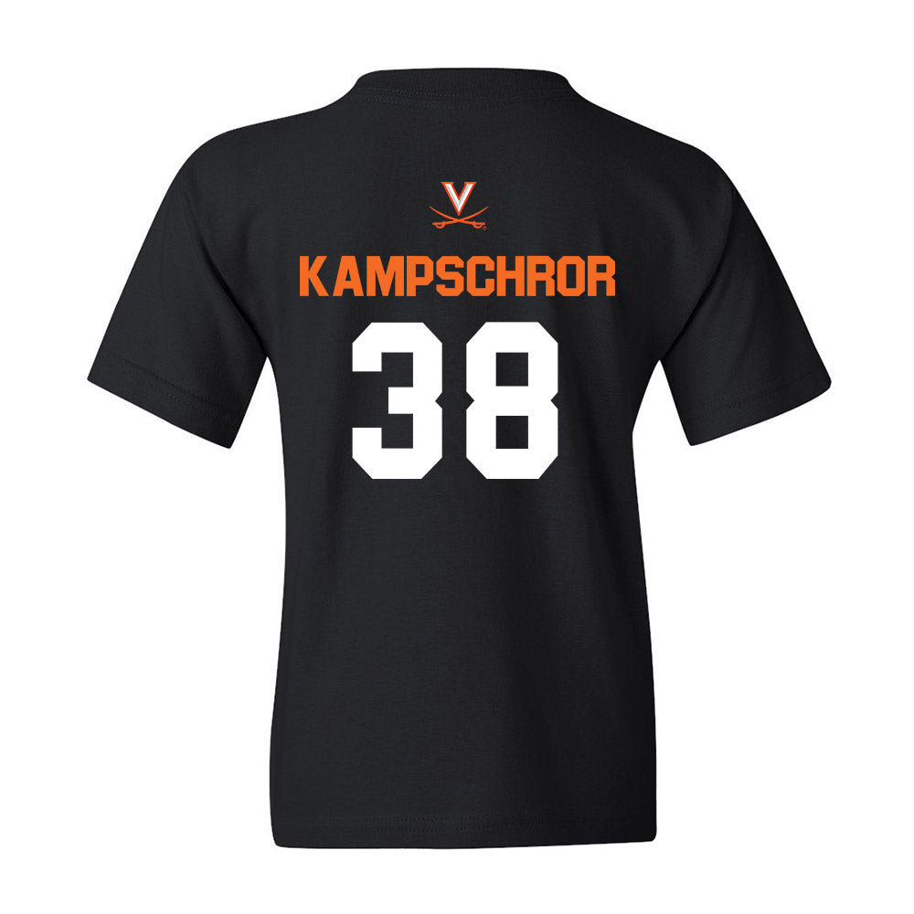 Virginia - NCAA Baseball : Dean Kampschror - Youth T-Shirt Sports Shersey