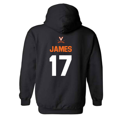 Virginia - NCAA Baseball : Chone James - Sport Shersey Hooded Sweatshirt