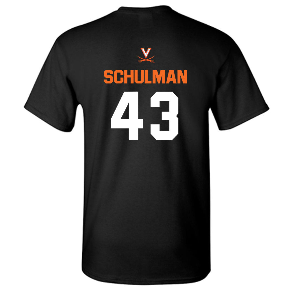 Virginia - NCAA Baseball : Ben Schulman - Sport Shersey T-Shirt-1