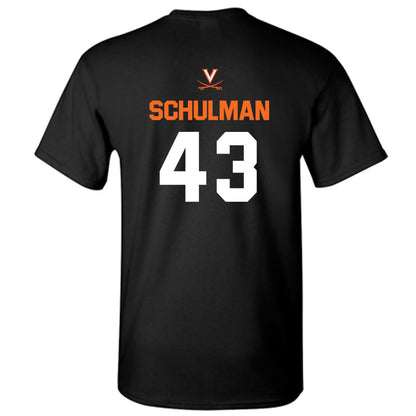 Virginia - NCAA Baseball : Ben Schulman - Sport Shersey T-Shirt-1