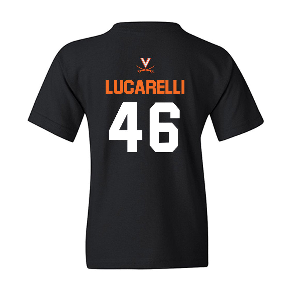 Virginia - NCAA Baseball : Christian Lucarelli - Sport Shersey Youth T-Shirt-1
