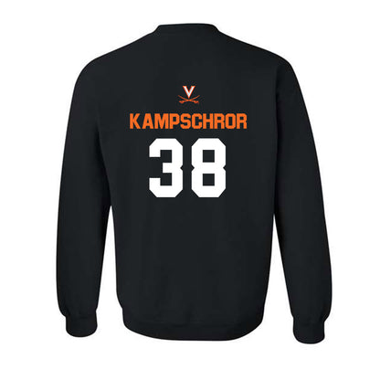 Virginia - NCAA Baseball : Dean Kampschror - Crewneck Sweatshirt Sports Shersey