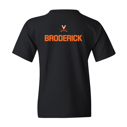 Virginia - NCAA Baseball : Will Broderick - Sport Shersey Youth T-Shirt-1
