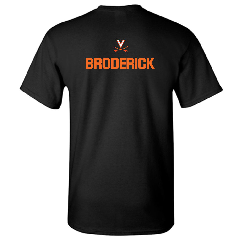 Virginia - NCAA Baseball : Will Broderick - Sport Shersey T-Shirt-1