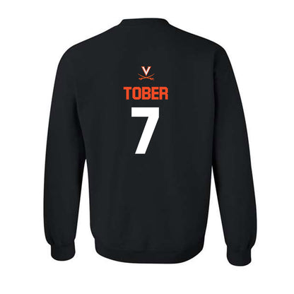 Virginia - NCAA Softball : Hannah Tober - Sports Shersey Crewneck Sweatshirt-1