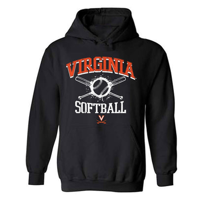 Virginia - NCAA Softball : Ava Hodges - Sports Shersey Hooded Sweatshirt-0