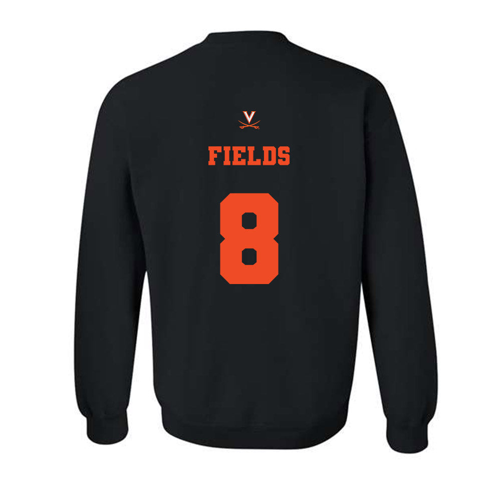 Virginia - NCAA Football : Malachi Fields - Fashion Shersey Crewneck Sweatshirt