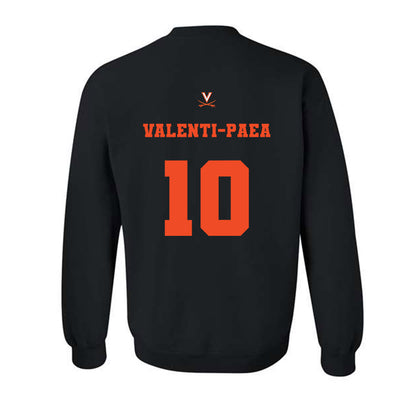 Virginia - NCAA Women's Basketball : Casey Valenti-Paea - Fashion Shersey Crewneck Sweatshirt