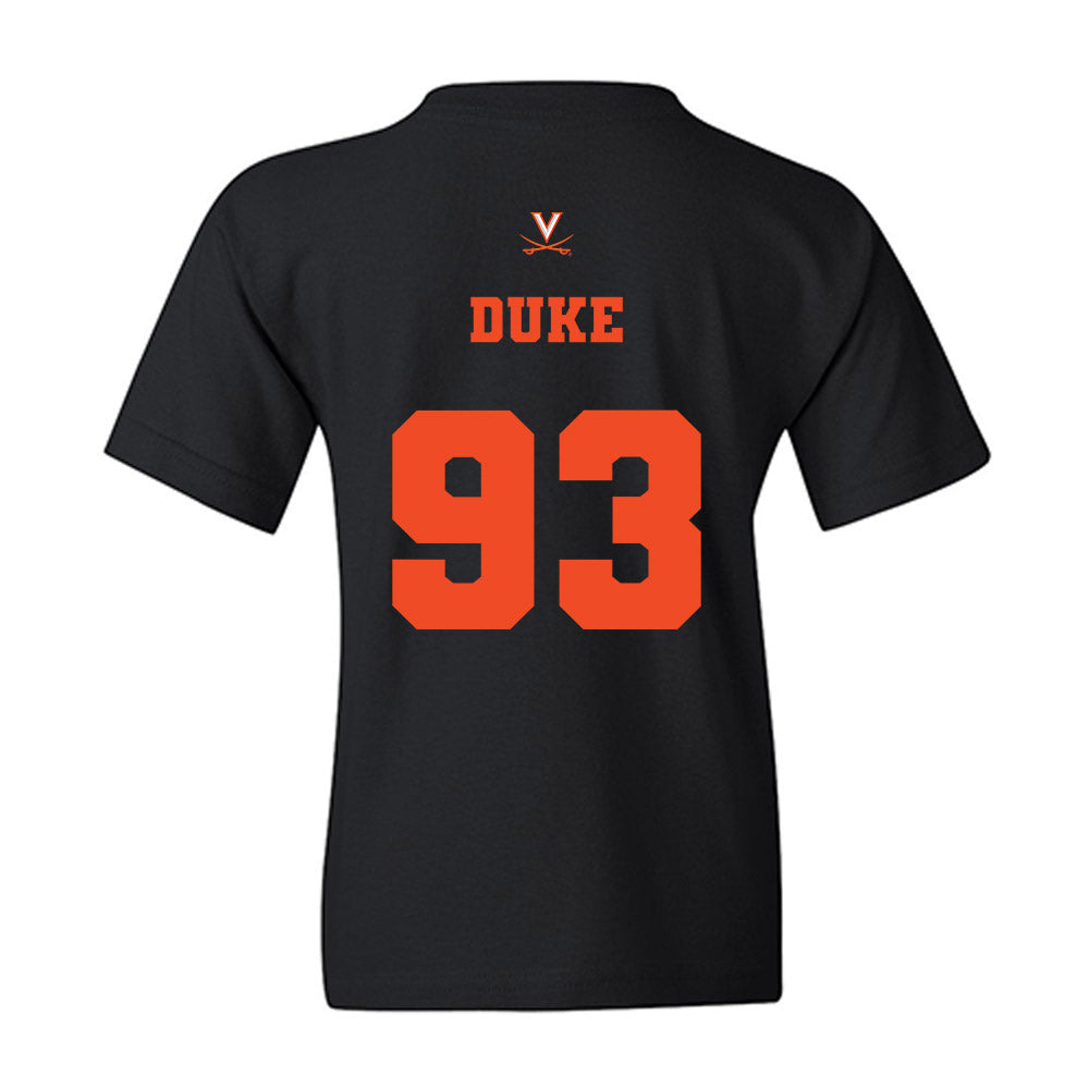 Virginia - NCAA Football : Henry Duke - Fashion Shersey Youth T-Shirt-1