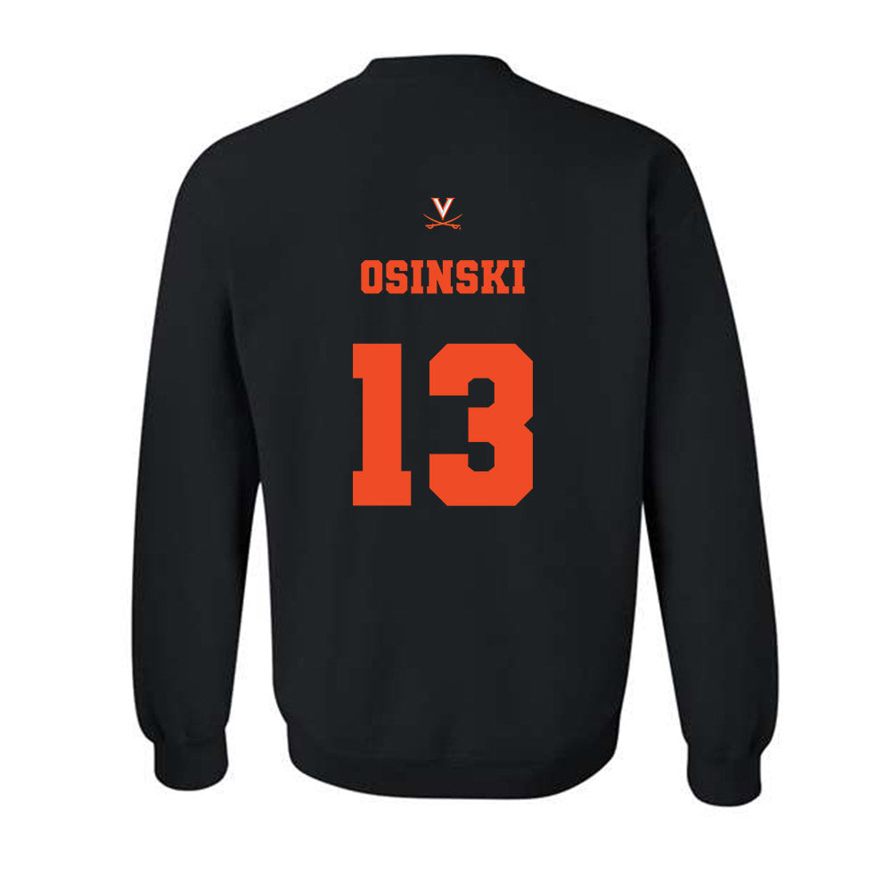 Virginia - NCAA Baseball : Ryan Osinski - Crewneck Sweatshirt Classic Shersey