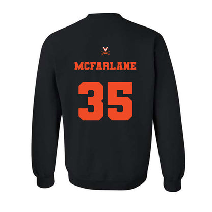 Virginia - NCAA Men's Lacrosse : Burke McFarlane - Crewneck Sweatshirt Classic Shersey