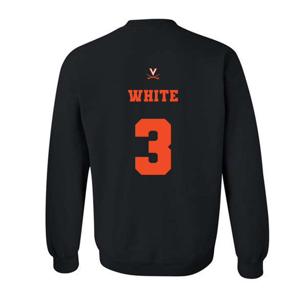 Virginia - NCAA Women's Basketball : Gabrielle White - Fashion Shersey Crewneck Sweatshirt-1