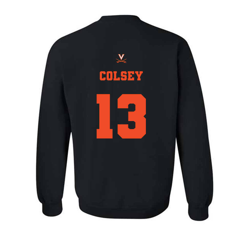 Virginia - NCAA Men's Lacrosse : Ryan Colsey - Crewneck Sweatshirt Classic Shersey