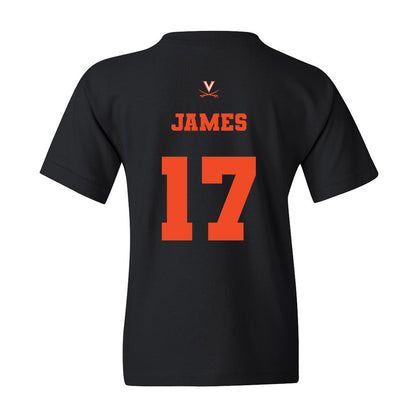 Virginia - NCAA Baseball : Chone James - Fashion Shersey Youth T-Shirt