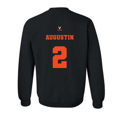 Virginia - NCAA Baseball : Matt Augustin - Fashion Shersey Crewneck Sweatshirt-1
