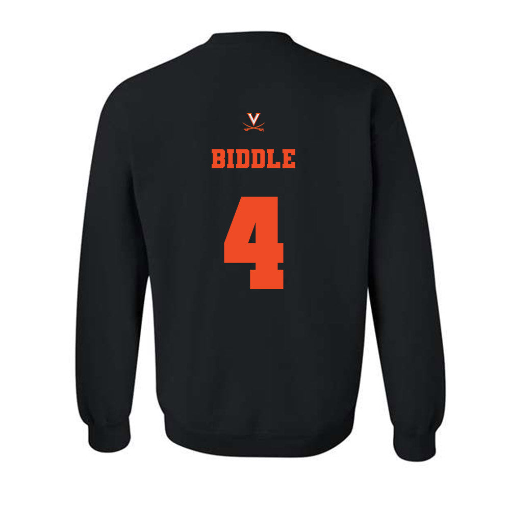 Virginia - NCAA Softball : Brie Biddle - Fashion Shersey Crewneck Sweatshirt-1